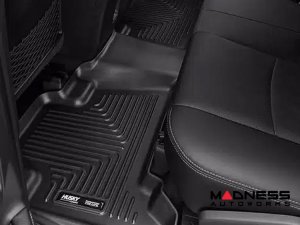 Toyota Tacoma Floor Liners - Front & Rear - Weatherbeater - Crew Cab/ Manual Transmission